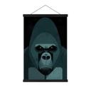 Tekstil plakat Gorilla - Braun