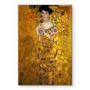 Geborsteld Alu-Dibond met goudeffect - Portret van Adele Bloch-Bauer - Klimt