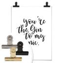 Póster - Eres la ginebra de mi tónica