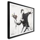 Plakat - Banksy - Flower Thrower
