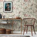 A.S. Création non-woven tapet BOS - blomstret tapet jungle tapet hvid, grøn, rød, beige
