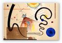 Wanddecoratie Kandinsky - Twee Bewegingen