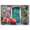 Canvasbillede, Vespa Toscana rød