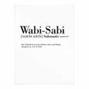 Plakat - Typografi - Wabi-Sabi