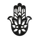 Acrílico decoración yoga hamsa mano