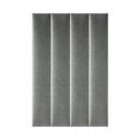 Polsterpaneel Mollis grau 90x15 cm