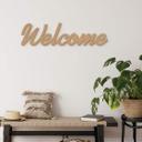 MDF-dekoration Welcome