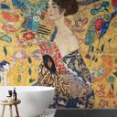 Fotobehang Klimt - Dame met Waaier