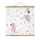 Póster de tela Ratoncitos con globos - UN Designs
