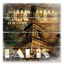 Cuadro de madera Paisaje París - 40x41,5 cm