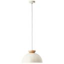 Pendelleuchte Lorena, beige, 174,5 x 35 cm, Holz Pilz