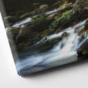 Cuadro lienzo cascada en el bosque - Fotografía de naturaleza - Foto