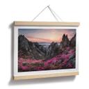 Póster Seo - Paisaje rocoso al atardecer