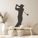 Golf spiller 3 wallsticker