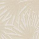 Papel pintado no tejido de hojas de palmera beige blanco - papel pintado selva con hojas