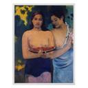 Póster Gauguin - Dos mujeres de Tahití