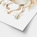 Póster infantil Caballo boho al galope suave