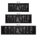 Revêtement pour cuisine - Alu-Dibond - Rustic Kitchen - Argenté