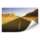 Poster autocollant - W - Highway