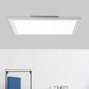Deckenleuchte Gloria, silber, 39,5 x 39,5 cm, LED Panel, dimmbar