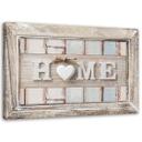 Canvasbillede, billedtekst Home Heart Vintage Style