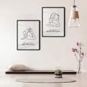 Poster Yoga - King Dove - Line Art