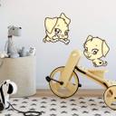 Muursticker Cute Puppy