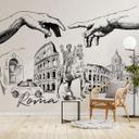 Fotomural Roma - Blanco y negro - Love your City