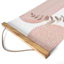 Tekstil plakat Moss - Boho Pink