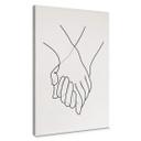 Lienzo 1X Estudio - Line Art Mano a Mano