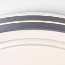 Wand- und Deckenleuchte Aurora, grau, Ø 48,5 cm, Innenleuchte