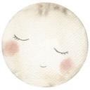 Sovende måne Wallsticker