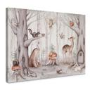Lærredsprint - Kvilis - Sweet Forest Animals