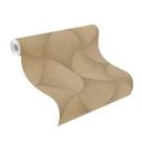 metallic tapet, non-woven tapet Sky Lounge guld 10.00x1.06 m