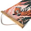 Póster de tela tigre en la jungla rosa - Treechild