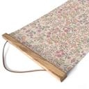 Stoffbild Wiesenblumen Vintage - Beige - Bloomery Decor - Panorama