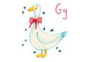Muursticker Loske G is van Gans