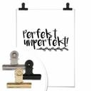 Póster Perfectamente imperfecto