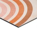 Billede Flydende geometri i retro-look - Costa – print på aluminium (Alu-Dibond)