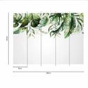 WatercolorLea1 plantetapet i grågrøn - non-woven tapet Designwalls 2 - 2,55 x 3,5 m