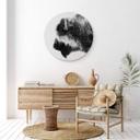 Tableau sur alu-Dibond Angyalosi - Bison - Rond