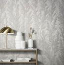 blomstertapet, non-woven Naturlig Opulens i grå