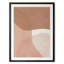 Póster Boho formas de acuarela en tonos marrones - Costa