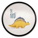 Póster Dino Be Kind - Estegosaurio - Tunaboylu - Redondo