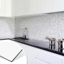 Revêtement pour cuisine - Alu-Dibond -Structures en pierre