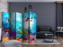 Screen room divider - Underwater fun, 3-delt