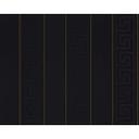 Versace Tapetbanner Græsk, metallisk, sort
