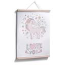 Póster Kvilis - Love you - Unicornio enamorado de la felicidad