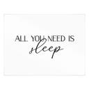 Plakat All you need is sleep