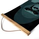 Tekstil plakat Gorilla - Braun